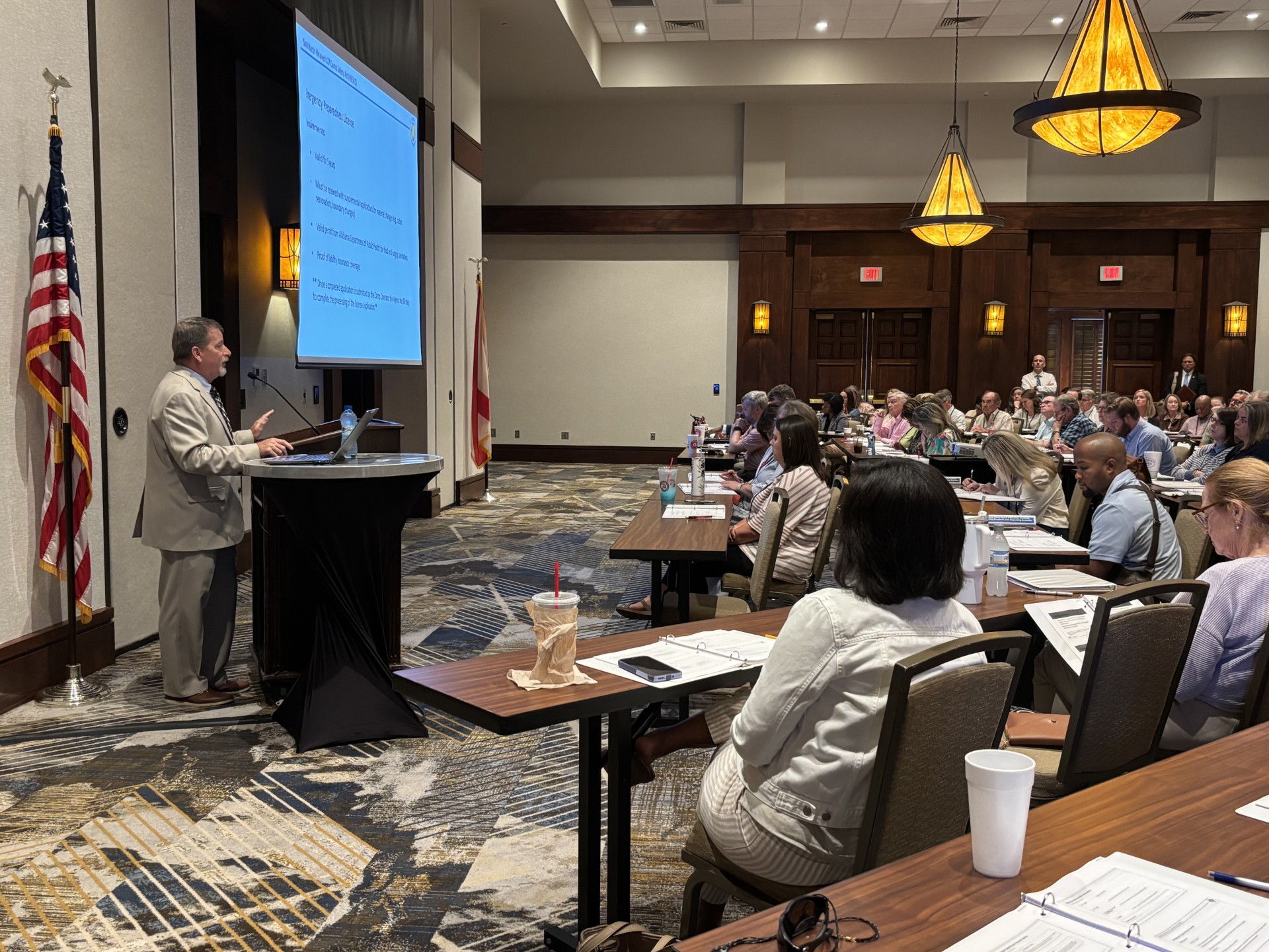 Alabama EMA Director Jeff Smitherman addresses ACCA